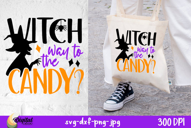 Halloween Treat Bags SVG. Halloween design Witch SVG. SVG Evgenyia Guschina 