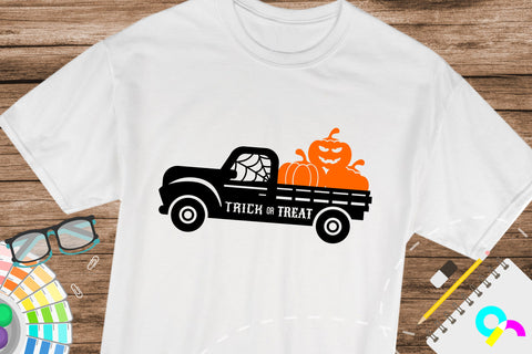 Halloween trick or treat truck svg SVG Artinrhythm shop 
