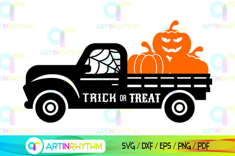 Halloween trick or treat truck svg SVG Artinrhythm shop 