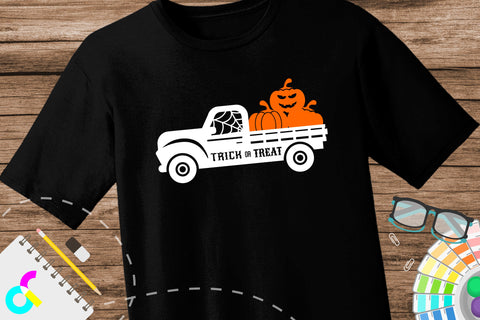 Halloween trick or treat truck svg SVG Artinrhythm shop 