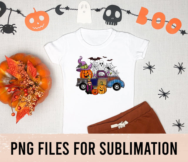 Halloween Truck Png, Happy Halloween Png, Boo Png, Truck Png, Gnome Png, Bat Png, Pumpkin Png, Digital Download, Sublimation Design SVG BOO-design 