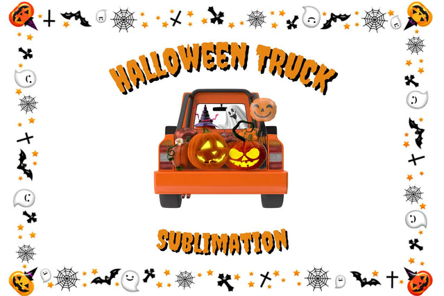 Halloween Truck Sublimation Sublimation SvgOcean 