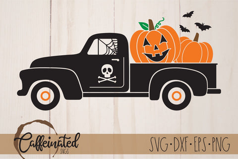 Halloween Truck svg SVG Caffeinated SVGs 
