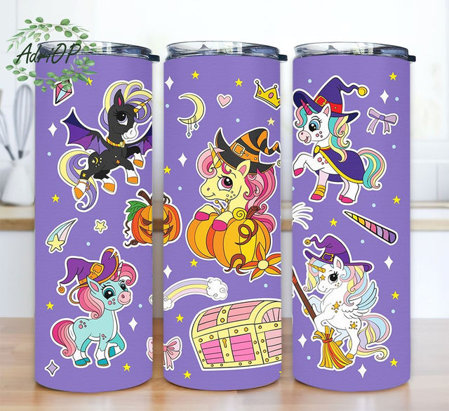 Halloween Tumbler 20 Oz Skinny Tumbler Sublimation Designs, Spooky Season 20 oz Skinny Tumbler Sublimation Design Digital Download PNG Sublimation AdriOP 