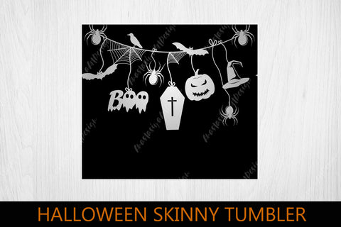 Halloween tumbler bundle, 20oz skinny tumbler wrap sublimation Sublimation AnastasiyaArtDesign 