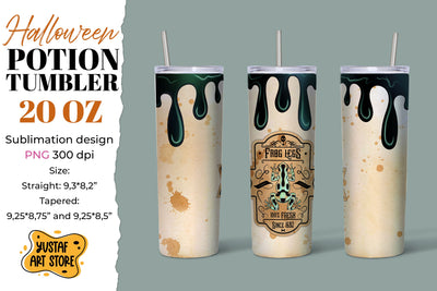 Halloween tumbler sublimation. Frog Legs Label tumbler 20 oz Sublimation Yustaf Art Store 
