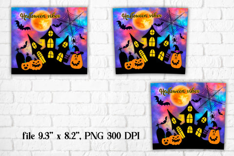 Halloween tumbler sublimation | Halloween house Sublimation Svetana Studio 