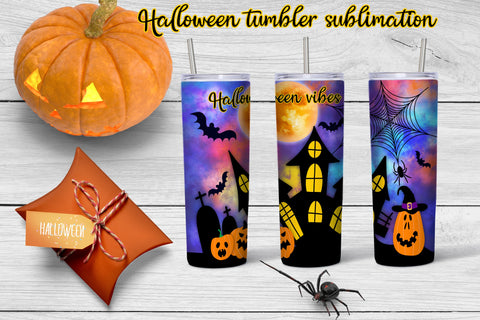 Halloween tumbler sublimation | Halloween house Sublimation Svetana Studio 