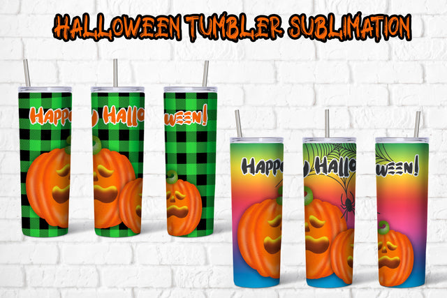 Halloween tumbler sublimation | Halloween pumpkin PNG Sublimation Svetana Studio 