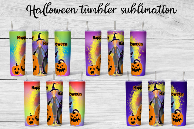 Halloween tumbler sublimation | Halloween witch sublimation Sublimation Svetana Studio 