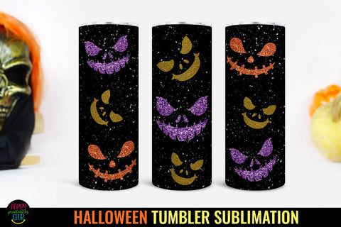 Halloween Tumbler Sublimation I 20 Oz Halloween Tumbler Wrap Sublimation Happy Printables Club 