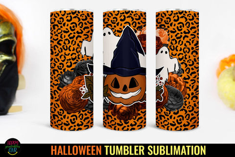 Halloween Tumbler Sublimation I 20 Oz Halloween Tumbler Wrap Sublimation Happy Printables Club 