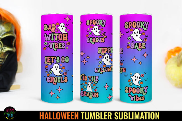 Halloween Tumbler Sublimation I 20 Oz Halloween Tumbler Wrap Sublimation Happy Printables Club 