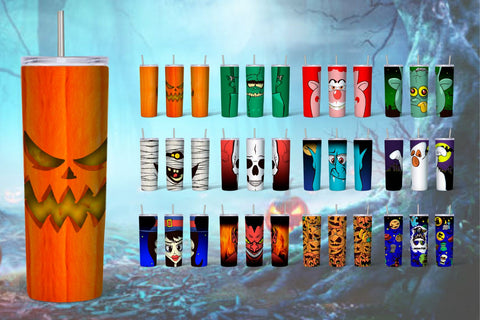 Halloween Tumbler Sublimation Sublimation SvgOcean 