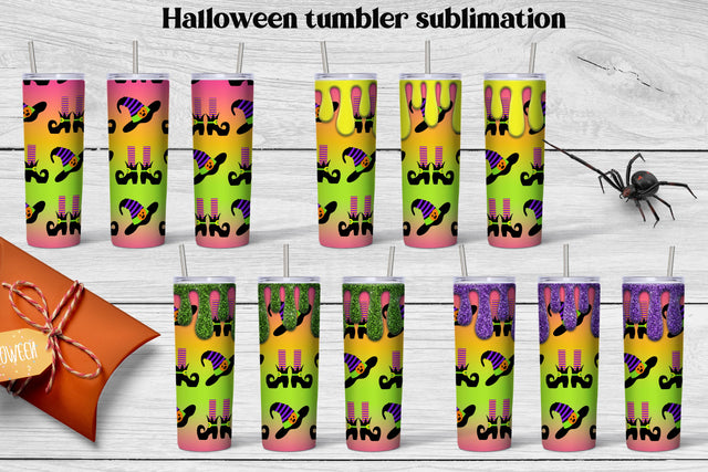 Halloween tumbler sublimation | Tumbler design wrap Sublimation Svetana Studio 