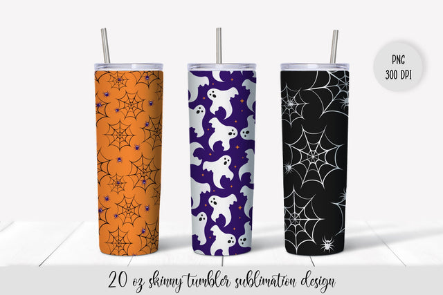 Halloween Tumbler Sublimation Wrap. Vol.1 Tumbler Design Sublimation Vera Fedorova 