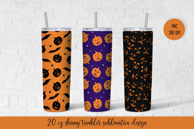 Halloween Tumbler Sublimation Wrap. Vol.2 Sublimation Vera Fedorova 