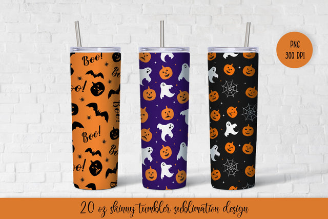Halloween Tumbler Sublimation Wrap. Vol.3 Tumbler Design Sublimation Vera Fedorova 