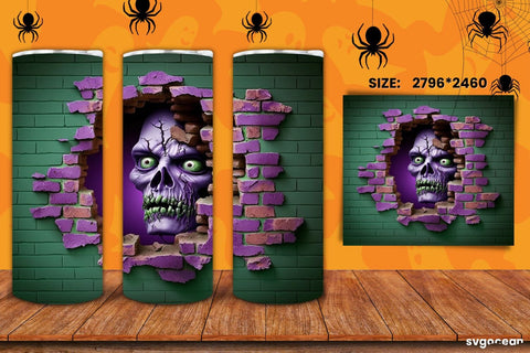 Halloween Tumbler Wrap Bundle | 20 Oz | Sublimation Sublimation SvgOcean 