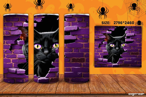 Halloween Tumbler Wrap Bundle | 20 Oz | Sublimation Sublimation SvgOcean 