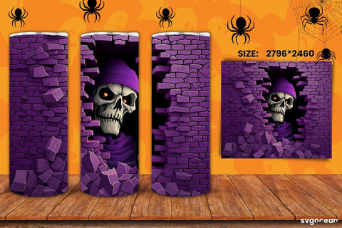 Halloween Tumbler Wrap Bundle | 20 Oz | Sublimation Sublimation SvgOcean 