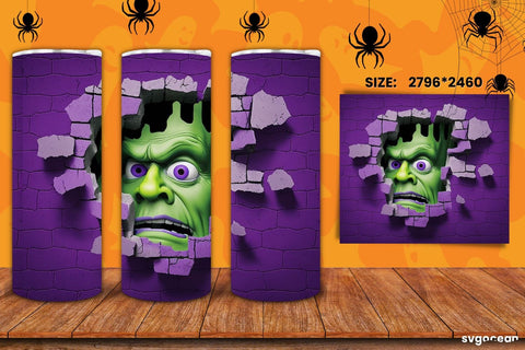 Halloween Tumbler Wrap Bundle | 20 Oz | Sublimation Sublimation SvgOcean 