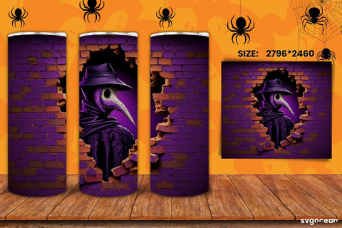 Halloween Tumbler Wrap Bundle | 20 Oz | Sublimation Sublimation SvgOcean 