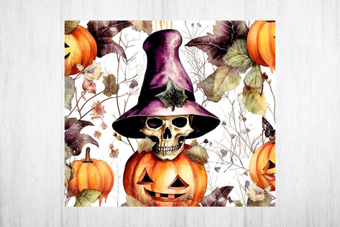 Halloween Tumbler Wrap Sublimation. Tumbler Wrap 20 oz. Sublimation Samaha Design 