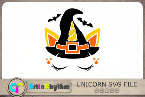 Halloween Unicorn Svg, Unicorn Svg, Unicorn Clipart, Halloween Svg SVG Artinrhythm shop 