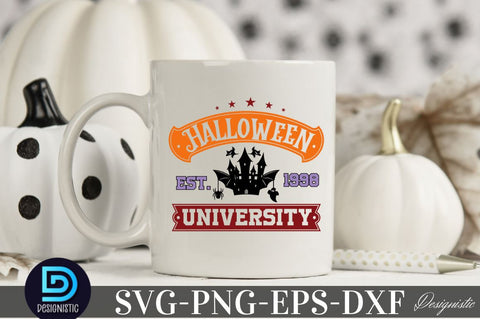 Halloween university est. 1998, Halloween Sublimation SVG Design Sublimation DESIGNISTIC 