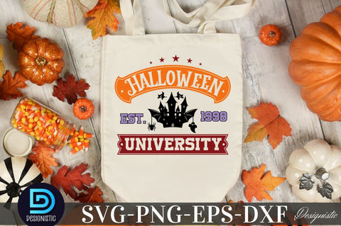 Halloween university est. 1998, Halloween Sublimation SVG Design Sublimation DESIGNISTIC 