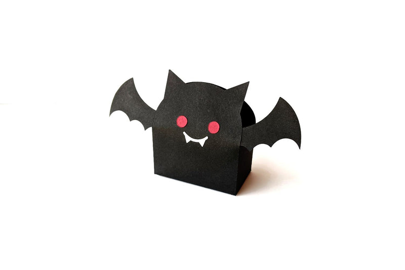 Halloween Vampire Bat Gift Box SVG 3D Paper Risa Rocks It 