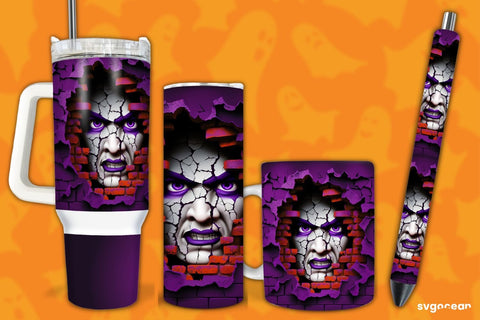 Halloween Vampire Bundle | Tumbler | Mug | Pen Sublimation SvgOcean 