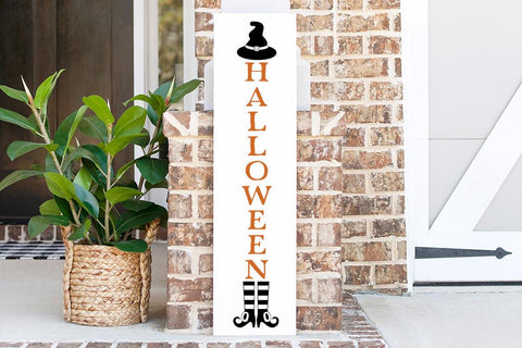 Halloween Vertical Porch Sign SVG SVG Ikonart Design Shop 