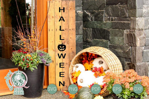 Halloween Vertical SVG SVG QueenBrat Digital Designs 