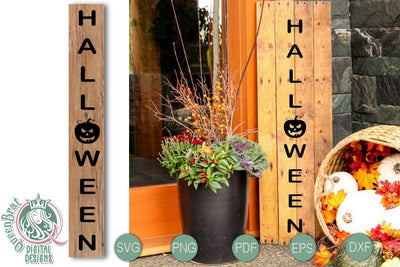 Halloween Vertical SVG SVG QueenBrat Digital Designs 