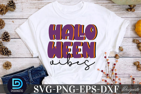 Halloween Vibes, Halloween SVG Design SVG DESIGNISTIC 
