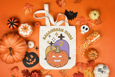 Halloween Vibes PNG Sublimation Design Sublimation CraftLabSVG 