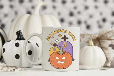 Halloween Vibes PNG Sublimation Design Sublimation CraftLabSVG 
