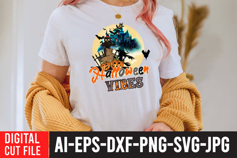 Halloween Vibes Sublimaton Design Sublimation BlackCatsMedia 