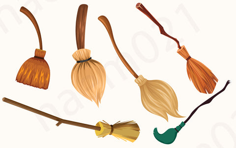 Halloween Vintage Trick & treating Clipart Bundle SVG naemmiah021 