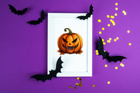 halloween Watercolor Clipart bundle Sublimation Regulrcrative 