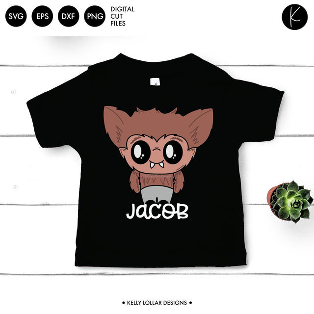 Halloween Werewolf Character SVG Kelly Lollar Designs 
