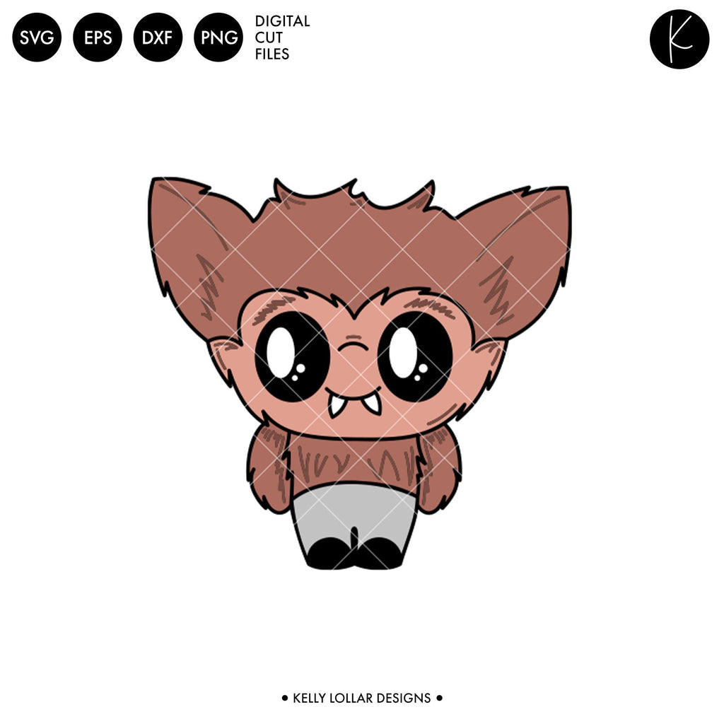 Halloween Werewolf Character - So Fontsy