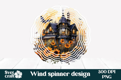 Halloween wind spinner sublimation Sublimation Svetana Studio 