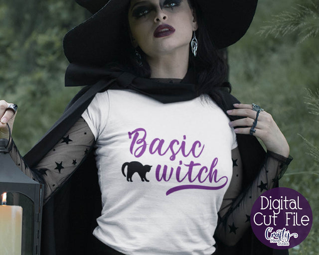 Halloween - Witch - Basic Witch - Adult Halloween SVG Crafty Mama Studios 