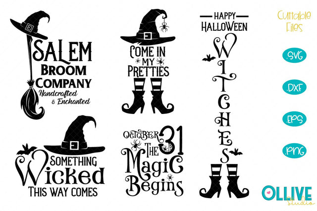 Halloween Witch Bundle SVG SVG Ollive Studio 