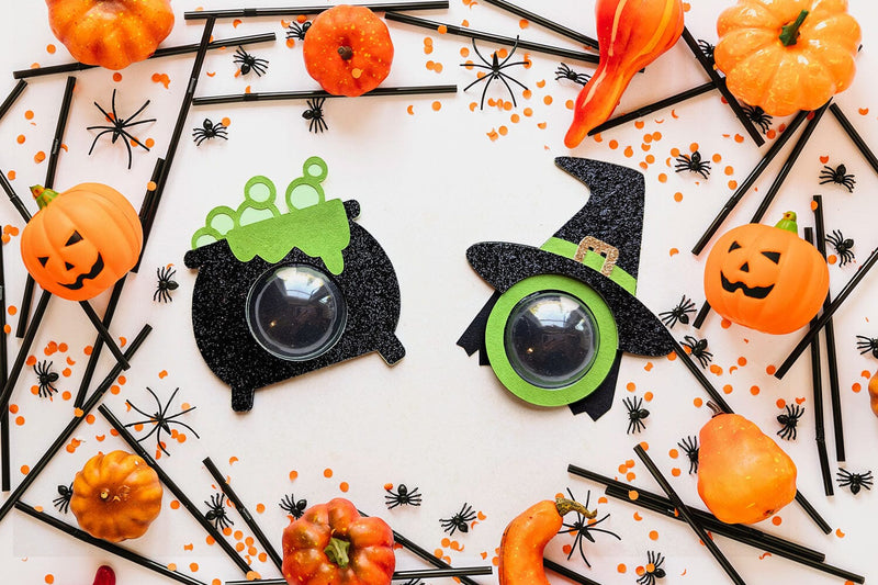 Halloween Witch Candy Dome Holder SVG Duo 3D Paper Risa Rocks It 