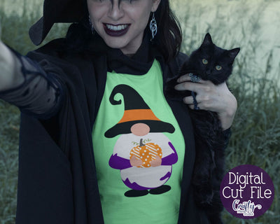 Halloween - Witch Gnome - Halloween Pumpkin Gnome SVG Crafty Mama Studios 