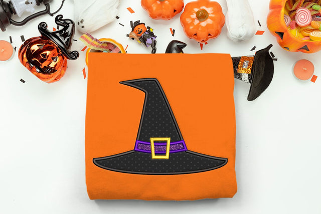 Halloween Witch Hat Applique Embroidery Embroidery/Applique DESIGNS Designed by Geeks 
